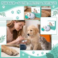 Pet Paw Balm for Dogs and Cats Organic Natural Paw Care Cream Moisturizing Repairing Damaged Paw Pads Soothing Protection for Pets one size žalsvai mėlyna