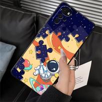 Phone Cover Case for Motorola Moto G53 G30 G22 Edge40 G50 G71 G52 G60s G32 Edge 20 Pro 30 Lite G51 G73 Cartoon Astronaut Motorola Edge 30