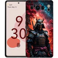 Japanese Samurai Art Phone Case For Google Pixel 9 8 9A 8A 7 7A 6 Pro XL 6A 5G Black Soft Back Luxury TPU Cover For Pixel 6