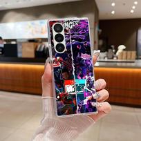 Case for Samsung Galaxy ZFold6 ZFold3 Z Fold 7 6 5 4 3 ZFold4 ZFold5 ZFold7 Back Phone Cover Marvel Spider-Man And Gwen Galaxy Z Fold6