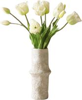 Botane Dirbtinių gėlių puokštė Botane tulpės 44 cm, baltos