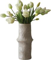Botane Dirbtinių gėlių puokštė Botane tulpės XL, baltos