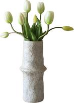 Botane Dirbtinių gėlių puokštė Botane tulpės 35 cm, baltos
