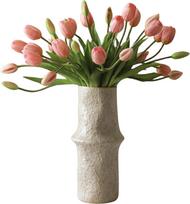 Botane Dirbtinės gėlės puokštė Botane tulpės 39 cm, rožinės