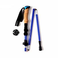 EVA Cross Country Cane Aluminum Wading Staff Expandable Walking Sticks  Women mėlyna