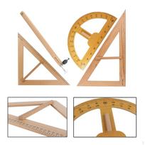 Maths Geometry Set Protractor Stationery for Classroom Draftsman