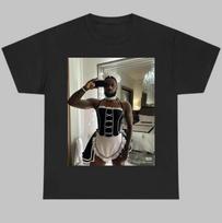 Maid Lebron James Selfie Graphic Unisex T-Shirt S įvairiaspalvis