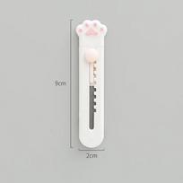Cute Cat Paw Utility Knife Lovely Wing Bowknot Style Open Box Cutter Letter Envelope Opener Mail Knife School Office Supplies balta