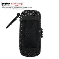 Mesh Storage Bag For Anker A1339 65W Power Bank Compact Protective Case With Organizer For Travel Black China Mainland