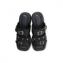 Egoist Strap Detail Platform Sandal Es2as560 BK/M