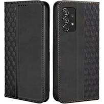 Protective Case - for Samsung Galaxy A13 5G- Synthetic Leather - Black - Anti-Scratch juoda