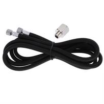 1.8M EVA Braided Airbrush Hose Air Tube 1 8  1 4  Adaptor Fitting Ends Coupling