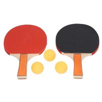 Ping Pong Paddle Handshake Set Table Tennis Paddle Kit Pack of 2 Rackets 3 Table Tennis Balls