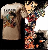 Samurai  retro Ronin bushido code warrior Japanese Oni Demon warrior Tee Unisex T-Shirt S