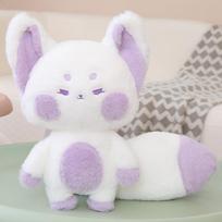 New Kawaii Big Tail Fox Plush Doll Cute Dudu Fox Girl Creative Pillow Doll Toy Christmas Girlfriend Birthday Gift 60cm including tail