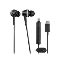 BK Laidinės Ausinės su Mikrofonu ir Valdikliu Juodos Spalvos Audio-Technica ATH-CKD7NC Ausinės, C Tipo, Triukšmo Slopinimas, Valdymas, Vėlavimas, Aukštos Kokybės Garsas, juoda