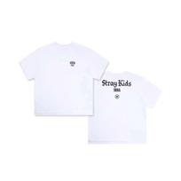 Stray Kids 2026 fm official same style T shirt Summer Kpop Fashion S balta
