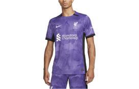 Nike Futbolo Marškinėliai Vyriški Violetiniai Vidutinio Prigludimo Tiesūs DX9822-568 S