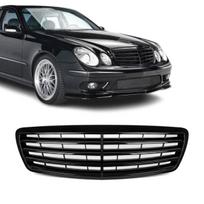 Priekinės Grotelės skirtos Mercedes-Benz W211 / S211 pre-facelift (03-06), juodos blizgios