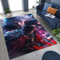 D-Devil May Cry DMC Games Vergil Dante Rug for Bedroom Living Room Sofa Home Doormat Decor, Large Kid Play Non-slip Floor Mat 40x60cm( 15x23in )