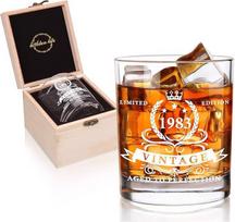 Szklanka Do Whisky Prezent Na Urodziny 1983 Grawereowana W Pudełku 350Ml