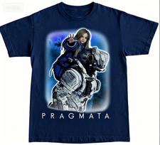 Y2K Tshirt Summer Relaxing New PRAGMATA Action Adventure Game TShirt Diana Graphics Prinr O Neck Loose Short Sleeves Top Unisex S