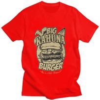 Big Kahuna Burger T Shirt  Aesthetic Clothes Harajuku Kawaii Teeshirt Cartoon Print Cute Comfortable Tshirt Sudaderas Soft Tops S