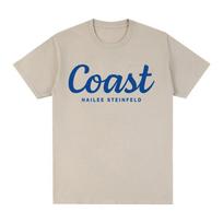 Hailee Steinfeld TShirt Ropa De Mujer for Summer Tshirts Cotton Round Neck Short Sleeve Camisetas Casual Graphic Printing Tees S