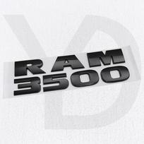 ABS Automobilio Sparno Emblemos Lipdukai Dodge RAM1500 RAM2500 RAM3500 RAM 1500 2500 3500 Logotipui Galinės Bagažinės Ženkliuko Lipdukai Aksesuarai