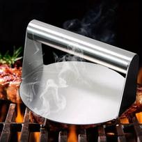 Smash Burger Press for Griddle Stainless Steel Grill Press Steak Burger Smasher for Professional and Home Cooking balta