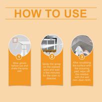 Foam Cleaner Kitchen Grease Cleaner Stain Remover Cleaner Spray Magic Kitchen Degreaser Products Kitchenware Degreaser one size
