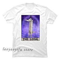 Kawaii The Floppa Caracal Cat Tarot Card Creative Meme TShirt Unisex Tops Retro Harajuku Graphic Tshirts Camisetas De Mujer M
