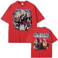 Singer Avril Lavigne Greatest Hits Tour 2025 Concert T Shirts Unisex Women Vintage 90s Hip Hop T-shirt Summer O-Neck Cotton T Shirt S