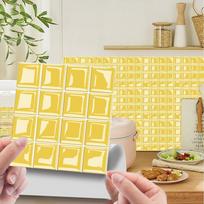 10pcs Retro 3D Crystal Tile Wall Sticker Self Adhesive PVC Self Adhesive Wallpaper Waterproof DIY Wall Decals Kitchen