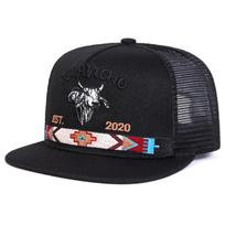Women Bullhead Letter Print Embroidery Hip-Hop Net Hats Spring Summer Adjustable Casual Snapback Baseball Caps Outdoor Use Sunscreen Hat For Men And