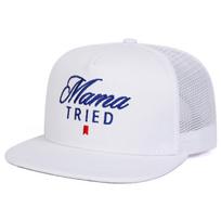 Women Mama Tried Letter Print Embroidery Hip-Hop Net Hat Spring Summer Adjustable Casual Snapback Baseball Caps Outdoor Use Sunscreen Hat For Men