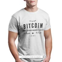 Original Satoshi BTC Crypto TShirt Bitcoin Cryptocurrency Miners Meme Top Quality Novelty Graphic T Shirt Stuff S įvairiaspalvis