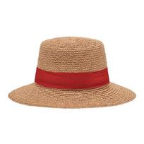 Helen Kaminski HAT51547 NUTR Gracie Nuga Tropical Boater Hat Bucket Hat HAT51547 NUTR