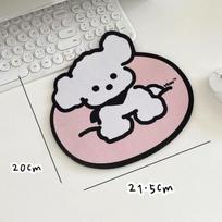 MINKYS Kawaii Sugar Rabbit Antiskid Waterproof Desk Mat Mouse Pad Computer Mousepad Accessories School Office Stationery