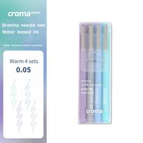 JIANWU Colorful Waterproof Quick-drying Line Pen Painting Brush Pen Material Collage Write Smoothly Creative Journal Stationery