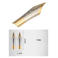 1pcs Jinhao Original Nib for Fountain Pens, 18KGP M, 0.38mm F, EF Tip Ink Pens Accessories, Converter A6431