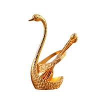 Kitchen Gadgets Elegant Swan Tableware Set Luxury Nordic Dessert Utensils Creative Stirring Coffee Spoons Dessert Preparation