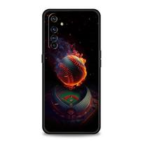 Baseball Phone Case For Realme 12 11 10 9 8 5G 7 6 GT5 GT3 GT2 Pro Plus C21 C11 C25 C35 For Realme GT Neo 2 3 3T Soft 5 Cover For Realme 6