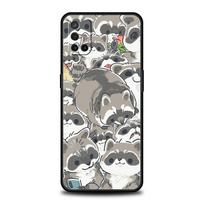 Phone Case For OnePlus 15 13 12 11 10 9 8 7T Pro 13T 13R 12R 10R 9RT 8T Nord 2T CE 2 3 5G Lite Soft Cover Raccoon For OnePlus 7T