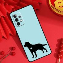 Black Labrador Dog Case For Samsung Galaxy M15 M55 M31 M13 M11 M12 M14 M06 M16 M36 M56 M53 M32 M52 M35 M34 M54 For Samsung M11
