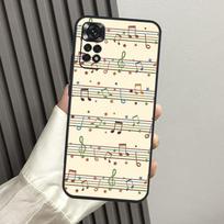 Muzikinės natos dėklas Xiaomi Redmi Note 14 Pro 13 12 11 10 15 Pro Plus Redmi 14C 13C 15C 10C 12C 15 Funda For Redmi 10