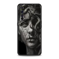 Art collage sculptures Phone Case For Realme 12 11 10 4G 9 8 5G 7 6 GT5 GT3 GT2 Pro Plus C21 C11 C25 C35 GT Neo 2 3 3T 5 Cover For Realme 6