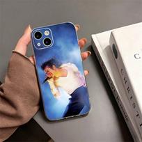 M-Michael Jackson  Phone Case For iPhone17,16,15,14,13,12,11 Plus,Pro Max Soft Transparent Cover iPhone11PROMAX