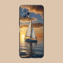 Pretty Sailboat Mobile Phone Case for Huawei P60 P50 P40 P30 P20 P10 P9 P8 Pro Lite Plus Colorful Printing Cover Pretty Luxury Huawei P60