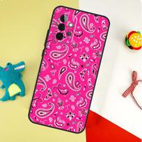 Black Bandana Paisley For Samsung Galaxy A05 A06 A16 A54 A34 A14 A55 A35 A15 A53 A33 A13 A22 A32 A52 Phone Case For Samsung A51 4G